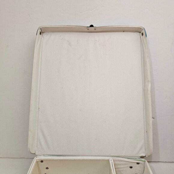 Vintage 1968 Mattel The World Of Barbie Vinyl Doll Case #1002 Blue & Green 6/10 - Picture 6 of 9